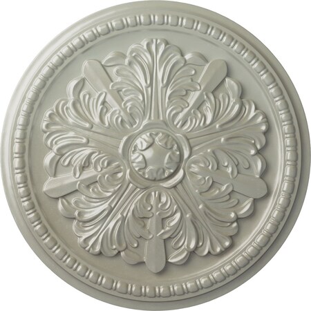 Ekena Millwork Swindon Ceiling Medallion (Fits Canopies up to 2 7/8"), 16 7/8"OD x 1 1/2"P, Flash Copper CM16SWFCS